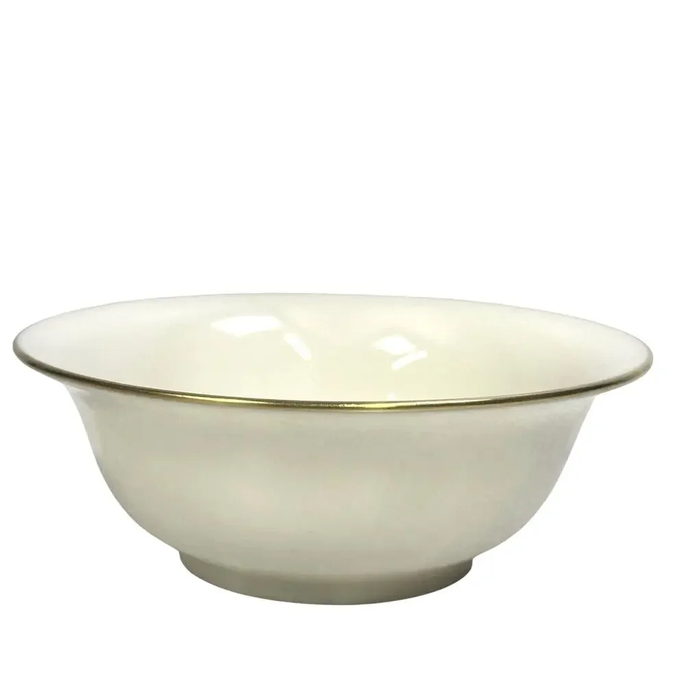 Lenox Porcelain Early 20th Century c. 1900-1930 Ivory Gold Rim 5 1/8